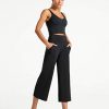 Dragon Fit Women Split Bootleg Yoga Capris Pants