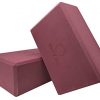 Teeyar Yoga Blocks Set Sturdy Odorless 3 Inch(High Density)