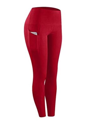 Atezch Yoga Pants with Pockets for Women High Waist