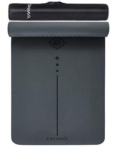 YAWHO Yoga Mat Fitness Mat Specifications 72'' x 26'' Thickness