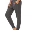 Yoga Sweatpants Comfy Lounge Pants with Pockets Dark