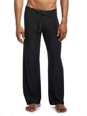 LOSIBUDSA Men's Yoga Long Casual Lightweight Elastic Waist