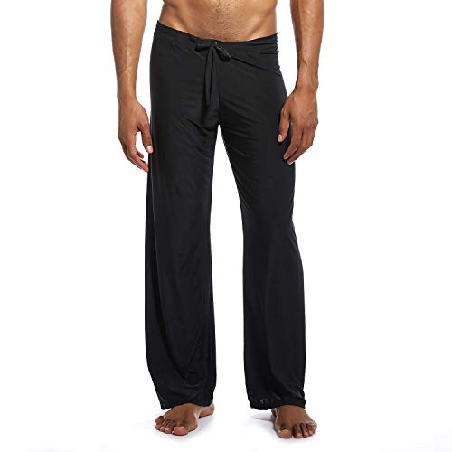 LOSIBUDSA Men's Yoga Long Casual Lightweight Elastic Waist 1 LOSIBUDSA Men's Yoga Long Casual Lightweight Elastic Waist