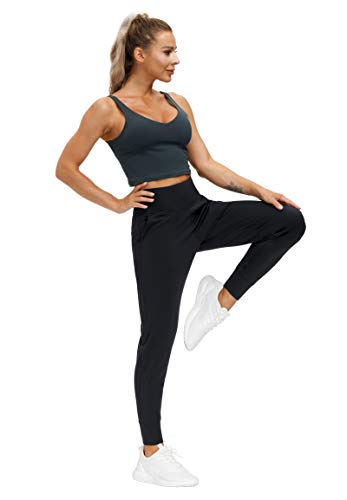31+3nW4OQ6L Yoga Joggers Pants with Pockets Athletic Leggings Tapered Lounge Pants