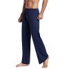 Lu's Chic Men's Pajama Pants Long Yoga Bottoms