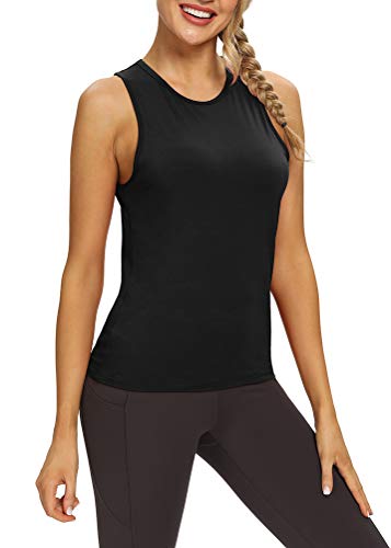 315B6rQSJiL.SL1500 Open Back Workout Tank - Unleash Your Athletic Elegance