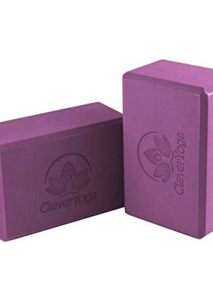Yoga Blocks 2 Pack – 2 High Density Light Weight Exercise