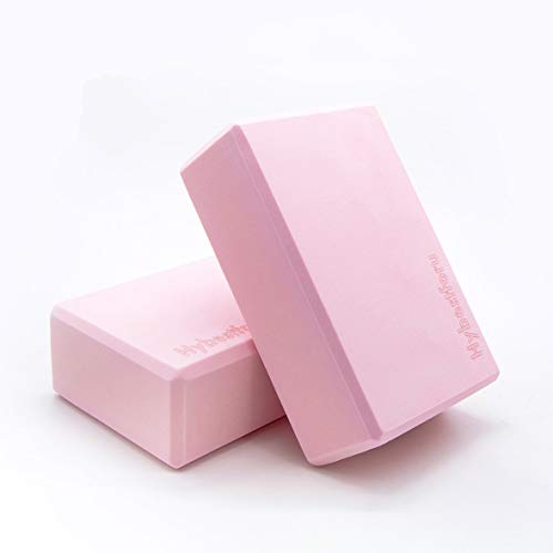 hybestforu Yoga Block(2 Pack) - High Density Yoga Brick