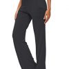Yoga Pants with Pockets Straight-Leg Loose Comfy