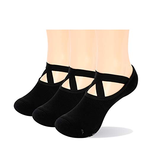 YUEDGE Yoga Socks with Grips for Women 1 YUEDGE Yoga Socks with Grips for Women