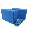 Dynalion Yoga Block 9”x6”x3” (2PCS) with Metal D-Ring