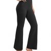High Waisted Boot-Cut Yoga Pants Tummy Control