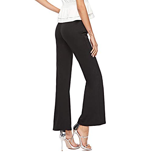31DNMmsJ+DL Lu's Chic Women's Flare Pants Slim Boot Cut Stretch