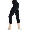 Yoga Capri Pants Headband Sweatband Black