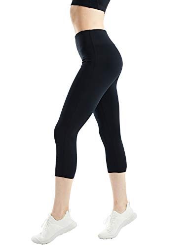 31FEJm9JhQL Yoga Capri Pants Headband Sweatband Black