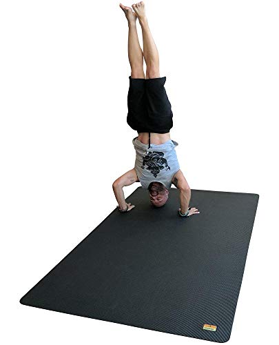 31GxuRp70gL.SL1500 Pogamat Extra Large Yoga Mat - 8' x 4' Thick Floor Pad
