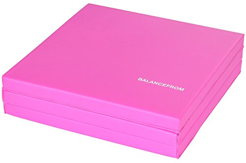 BalanceFrom 2" Thick Tri-Fold Folding Exercise Mat
