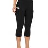 ODODOS Women's High Waisted Yoga Capris with Pocket