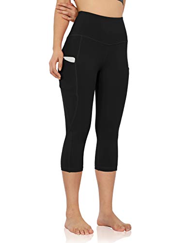 31I-eQ3EkCL ODODOS Women's High Waisted Yoga Capris with Pocket
