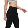 High Waist Yoga Pants Capris with Pockets for Women