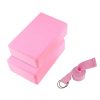 Premium Yoga Blocks, Metal D Ring Strap Yogi Set