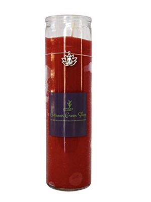 Red Candle - Lotus/Charm - Meditation, Spiritual