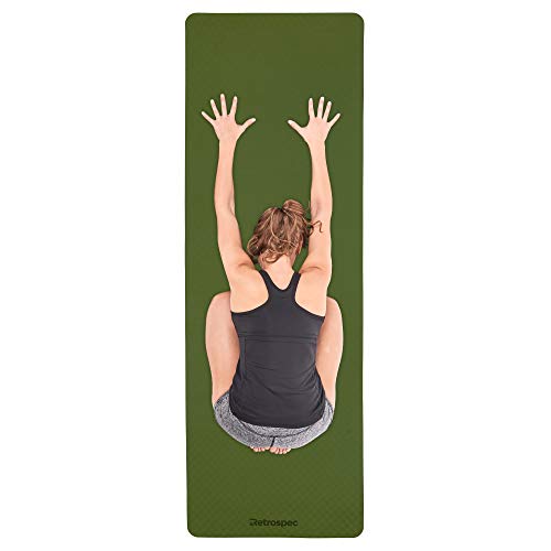 31L+KmTMsoL Retrospec Zuma Yoga Mat w/Nylon Strap for Men, Women