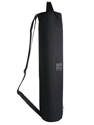 Clever Yoga Black Yoga Mat Bag Full Zip Waterproof