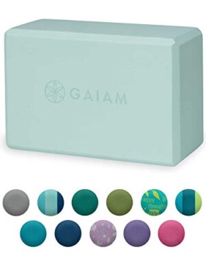 Gaiam Yoga Block - Supportive Latex-Free EVA Foam Soft