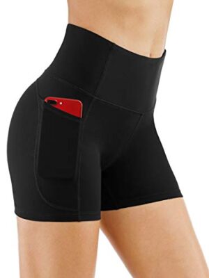 THE GYM PEOPLE High Waist Yoga Shorts for Women