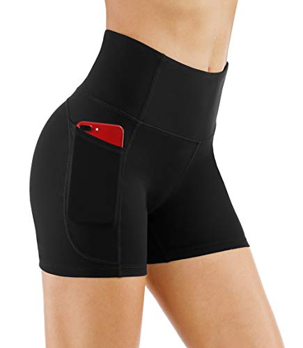 THE GYM PEOPLE High Waist Yoga Shorts for Women 1 THE GYM PEOPLE High Waist Yoga Shorts for Women