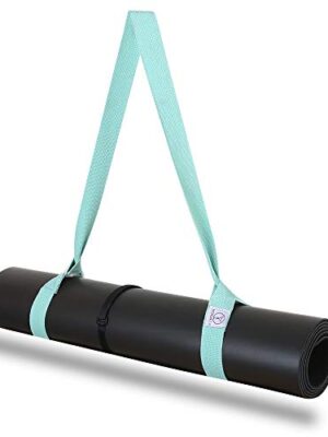 Yoga Mat Carrier Strap and Stretching Band Set