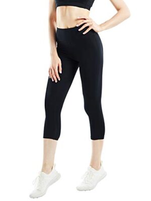 Yoga Capri Pants Headband Sweatband Black