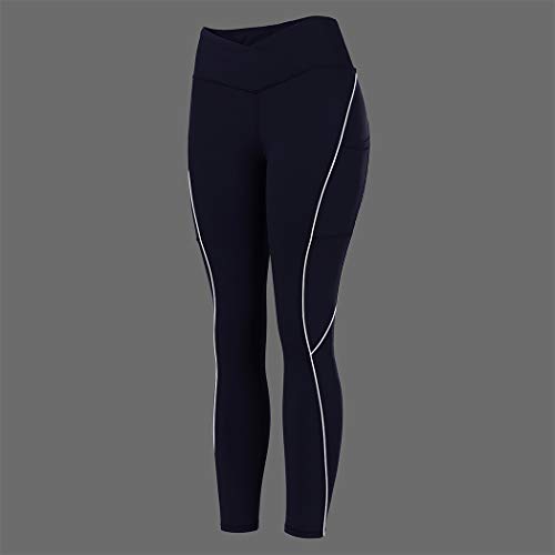 31QZahejqdL SUUKSESS Women Reflective High Waisted Running Leggings