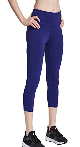 COOLOMG Women's Yoga Capri Leggings Workout Running Pants