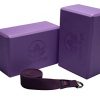 Weight High Density Foam Yoga Blocks and Strap Set