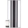 Black Microfiber Beach Towel by Laguna Beach Textile Co
