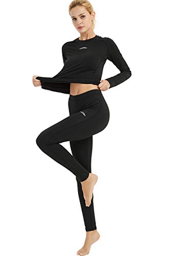 31Xfb14RKDL COOLOMG Compression Shirt + Leggings Thermal Set