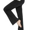 Bootleg Yoga Capris Pants with Pockets for Women
