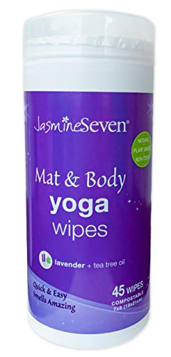 Jasmine Seven Yoga Wipes for Body and Mat 🧘
