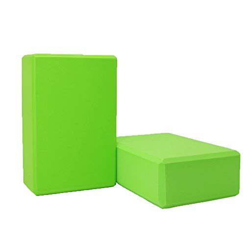 Sprifloral Yoga Blocks (Set of 2) 9" x 6" x 3"High Density 1 Sprifloral Yoga Blocks (Set of 2) 9" x 6" x 3"High Density