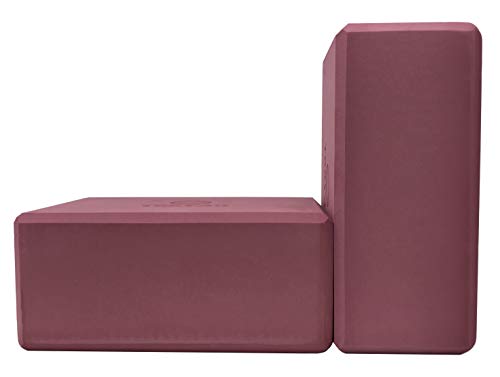 31btMHNd2kL Teeyar Yoga Blocks Set Sturdy Odorless 3 Inch(High Density)