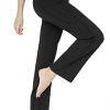 Bootleg Yoga Capris Pants with Pockets for Women