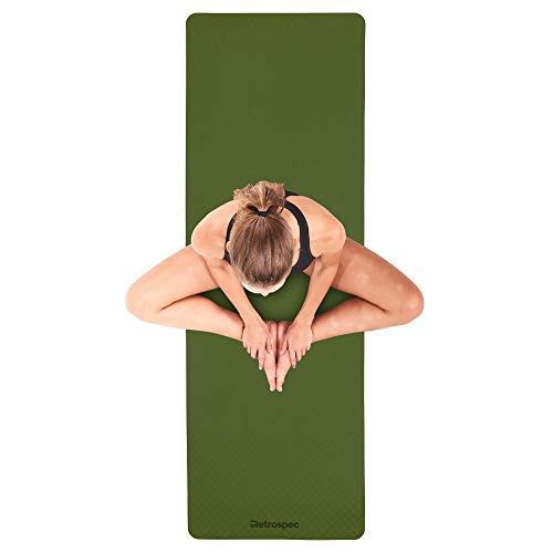 31fmm+NzTyL Retrospec Zuma Yoga Mat w/Nylon Strap for Men, Women