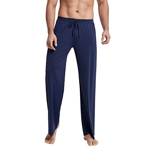 31giZ90-8mL Lu's Chic Men's Pajama Pants Long Yoga Bottoms