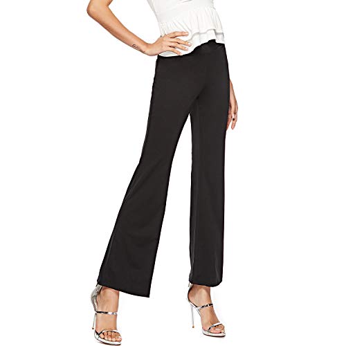 31hUA0HbUmL Lu's Chic Women's Flare Pants Slim Boot Cut Stretch