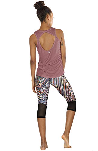 31i1sfLRi9L Open Back Yoga Tops also Gym Shirts