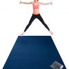 Premium Extra Large Exercise Mat - 8' x 4' x 1/4" Ultra Durable