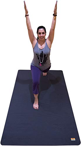 31kee01iLzL.SL1500 Pogamat Extra Large Yoga Mat - 8' x 4' Thick Floor Pad