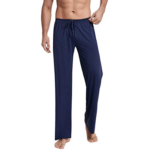 31lx5bD1gAL Lu's Chic Men's Pajama Pants Long Yoga Bottoms